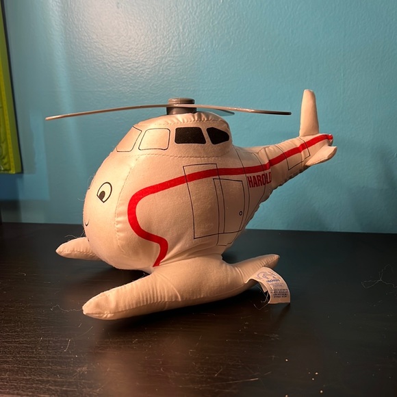 Vintage 1995 Applause Thomas The Tank Engine Harold the Helicopter Plush Toy - Picture 2 of 6